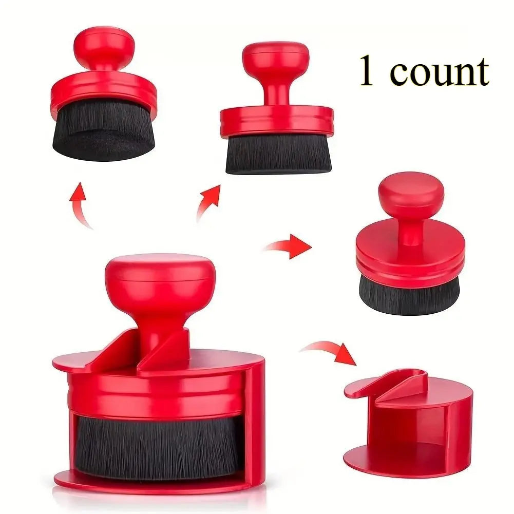 Car Tire Shine Applicator, Car Tire Shine Brush with Stand, Vegan Tire Shine Brush, Professional Wash Accessories for Car Detailing Cleaning