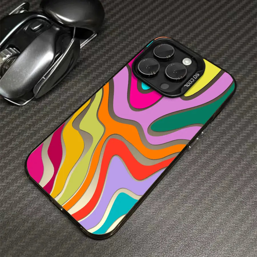 Abstract Wavy Pattern Phone Case with Modern Style for Trendy Everyday Protection