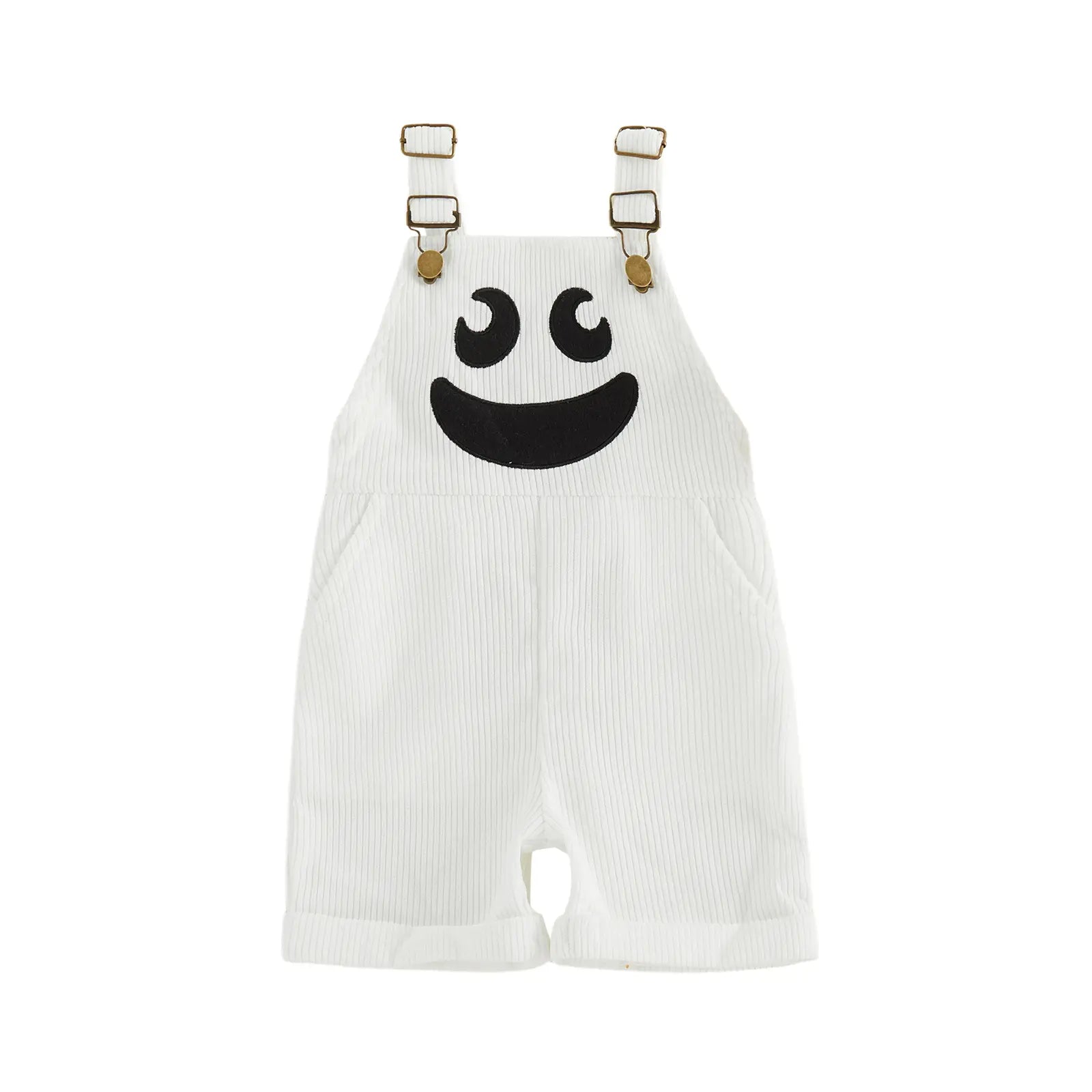 Cute Halloween Baby Overalls with Pocket Design for Cozy Toddler Fall Outfits