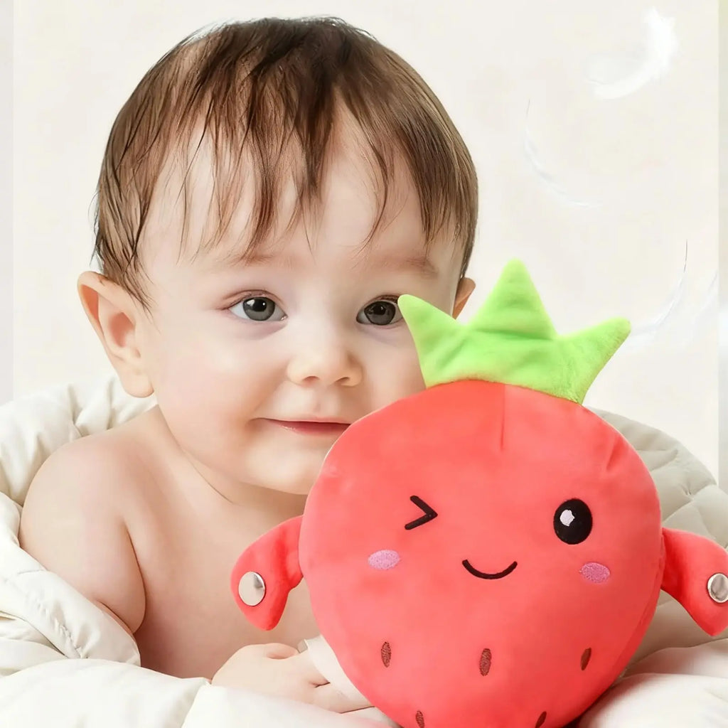 Interactive Music Plush Toy Set: Banana Strawberry Carrot Prank Gift for Kids Adults