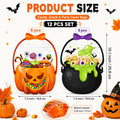 Halloween Treat Bags Set for Trick or Treat Candy Party Favor Storage