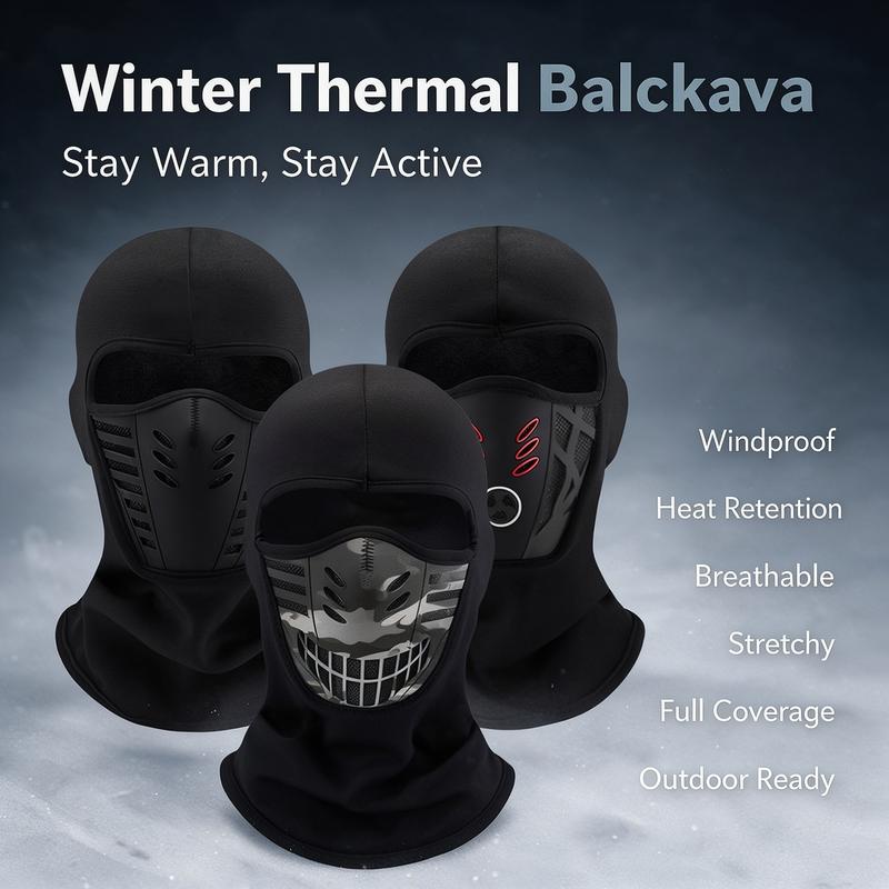 Windproof Full Face Balaclava Ski Mask for Motorcycle Winter Outdoor Sports
