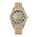 Luxury Iced Out Rhinestone Watch for Hip Hop Style and Statement Outfits
