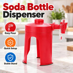 Hand Press Inverted Bottle Dispenser - Carbonated Drink Dispenser, Kitchen Accessories for Home Use