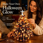 DIY Beaded Christmas Tree Kit for Mini Tabletop Holiday Decor
