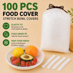 Disposable Stretch Food Covers for Easy Leftover Storage and Everyday Kitchen Prep