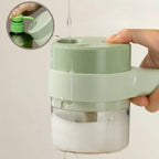 4-in-1 Electric Food Chopper Portable Kitchen Prep Tool for Quick Meal Preparation