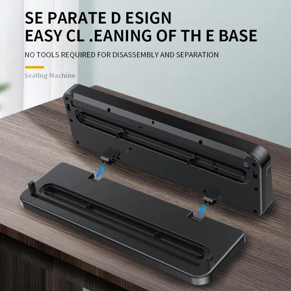 Vacuum Sealer Machine, Automatic Food Sealer with Suction Power, Includes Bags & Cutter, One-Touch Operation, Dry/Moist Modes,Free Bags, Perfect Christmas & New Year Gift ldea
