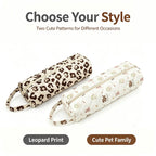 Quilted Travel Toiletry Organizer Bag with Handle for Makeup and Bathroom Storage