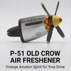 P-40 Warhawk Plane Car Air Freshener | Vintage Fighter Jet Vent Clip for Men