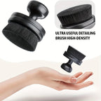 Car Tire Shine Applicator, Car Tire Shine Brush with Stand, Vegan Tire Shine Brush, Professional Wash Accessories for Car Detailing Cleaning