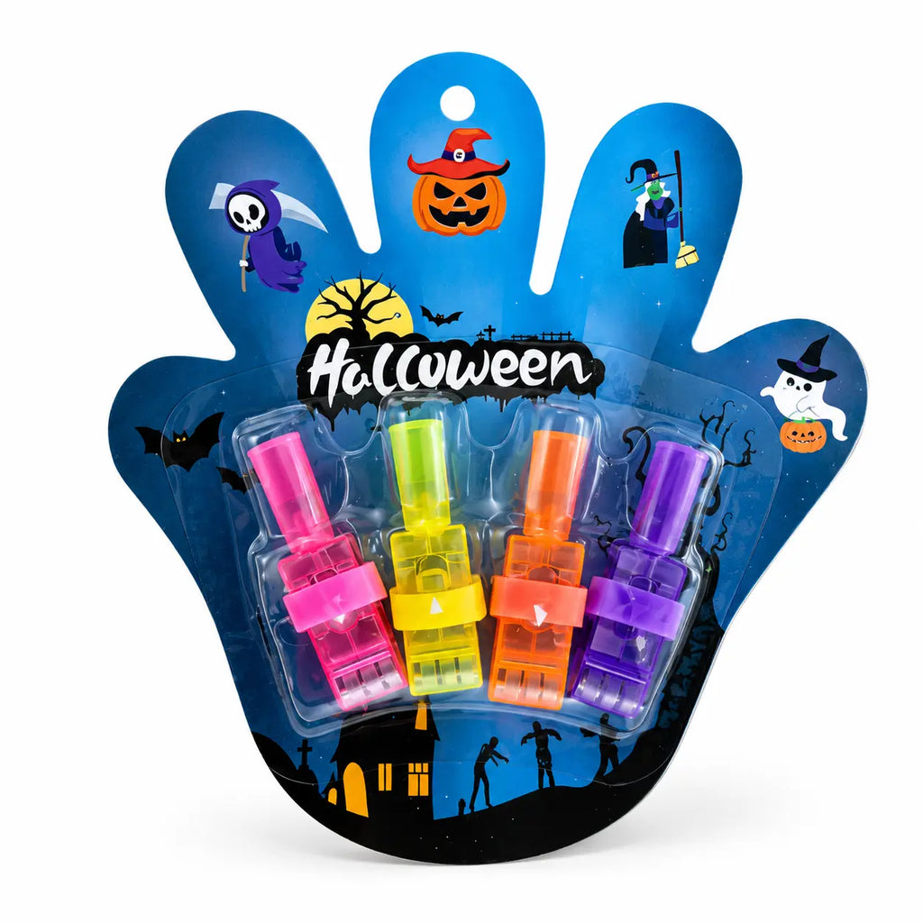 Halloween Finger Projector Rings Set for Trick or Treat Party Favors