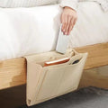 Bedside Storage Caddy with Five Pockets for Dorm Bedroom and Sofa Organization