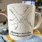 Hermanas Son La Forma De Dios | Personalized Ceramic Coffee Mug - 1