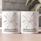Les Sœurs Sont La Façon De Dieu | Personalized Ceramic Coffee Mug - 5