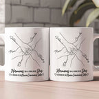 Hermanas Son La Forma De Dios | Personalized Ceramic Coffee Mug - 5
